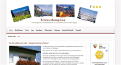Desktop Screenshot of fewo-lisa.de